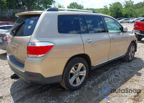 2012 Toyota Highlander Limited V6 из США, поврежденный, VIN 5TDDK3EH4CS098141